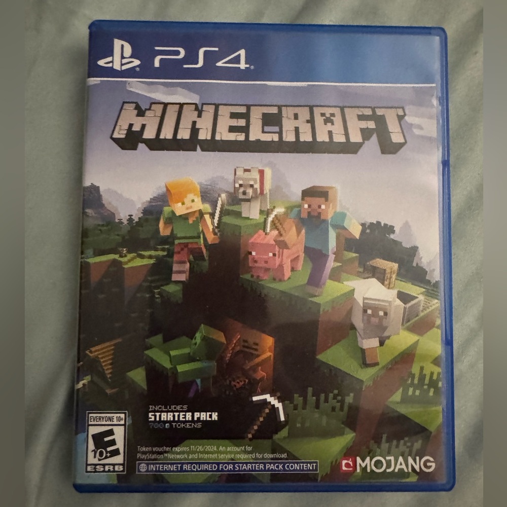 Minecraft Video Game for PS4